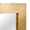 Baderomsspeil Svart og Gull 50 x 2.5 x 70 cm heltre mango