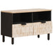 TV-skap Hvit Vask Finish 70 x 33 x 46 cm Massiv mango tre