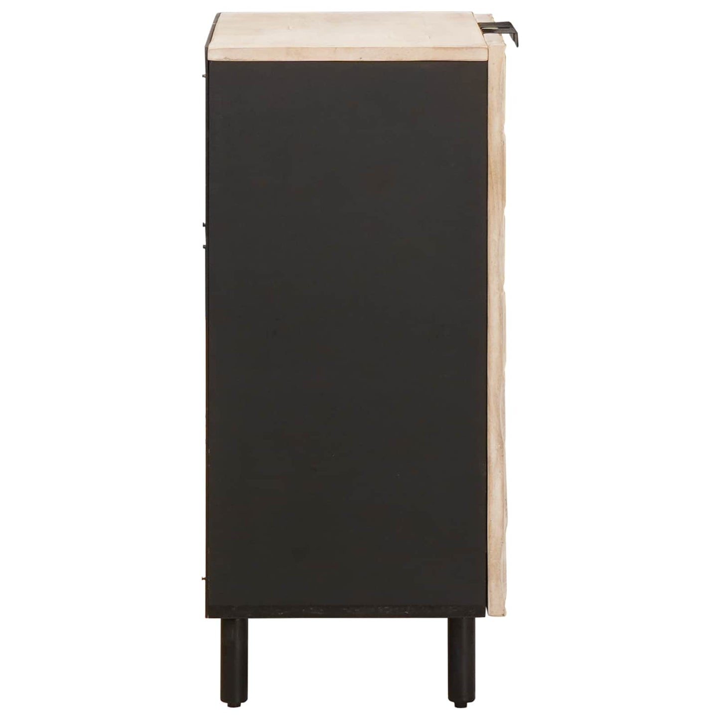 Serviesskap Hvit Vask Finish 60 x 33 x 75 cm Massiv mango tre