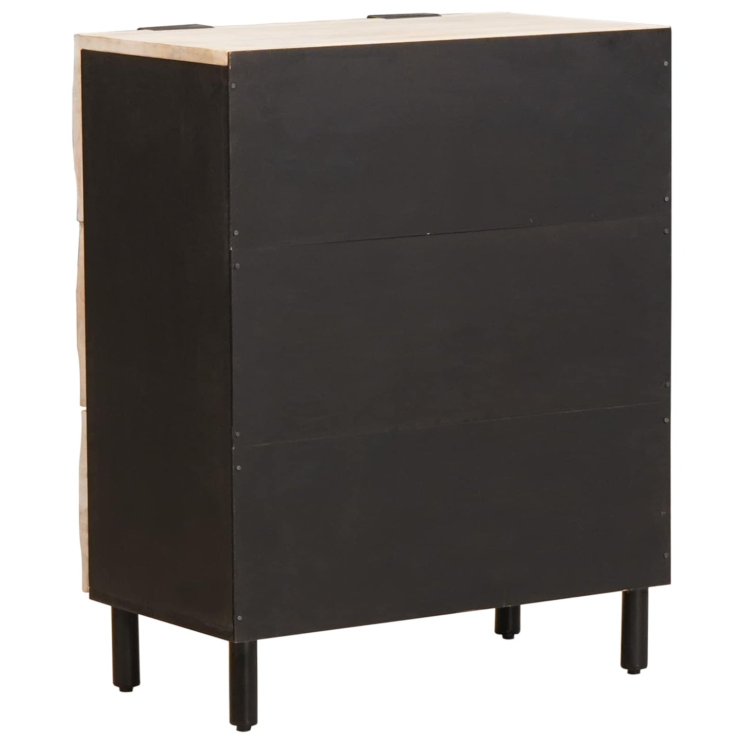 Serviesskap Hvit Vask Finish 60 x 33 x 75 cm Massiv mango tre
