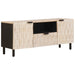 TV-skap Hvit Vask Finish 105 x 33 x 46 cm Massiv mango tre