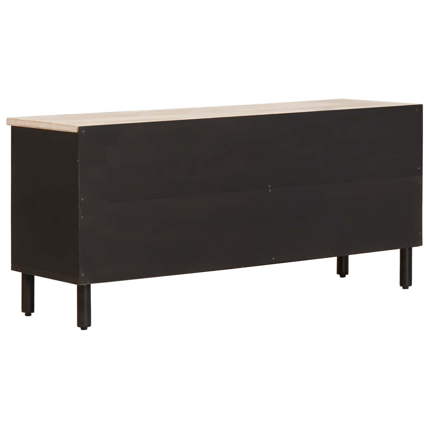 TV-skap Hvit Vask Finish 100 x 33 x 46 cm Massiv mango tre