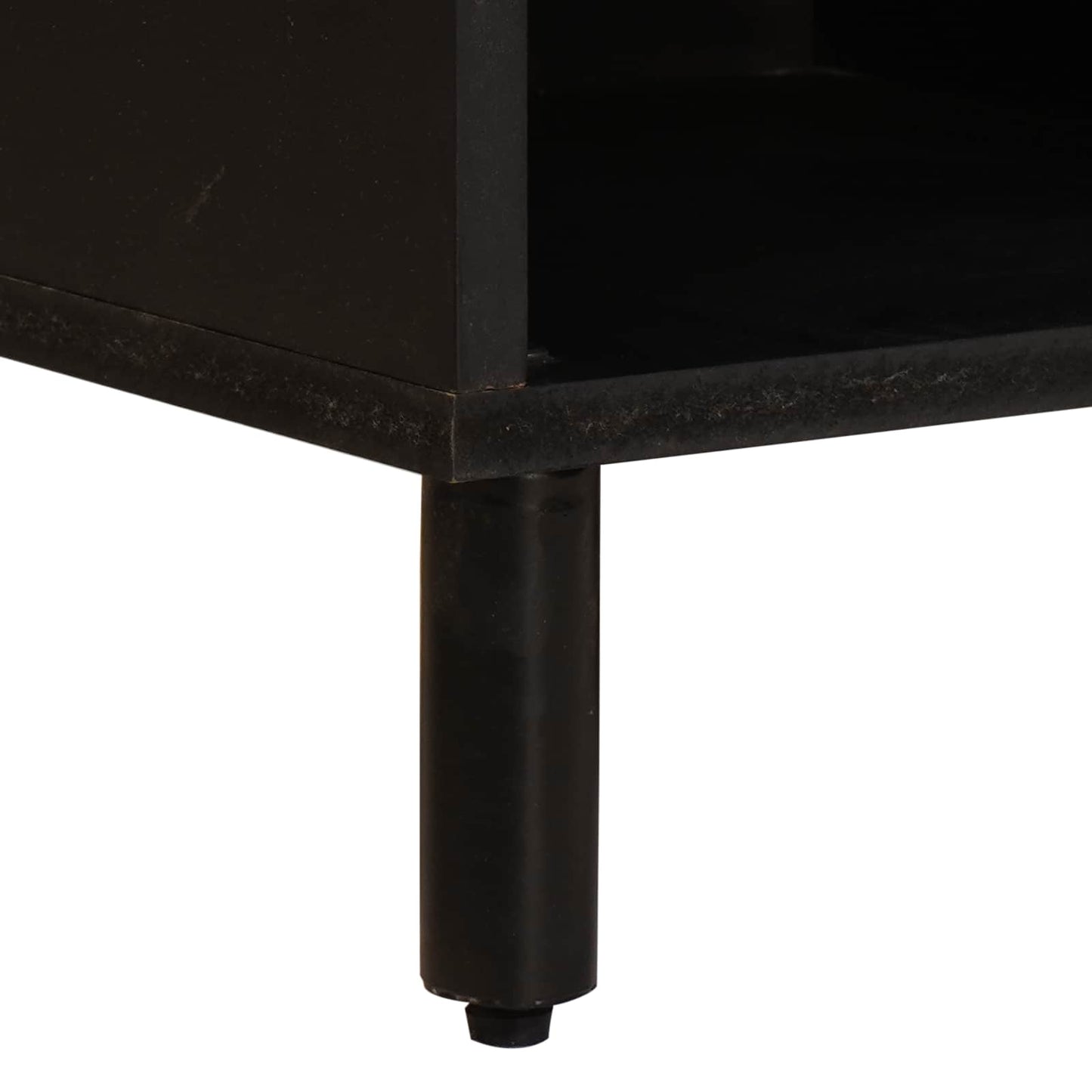 TV-skap Hvit Vask Finish 80 x 33 x 46 cm Massiv mango tre