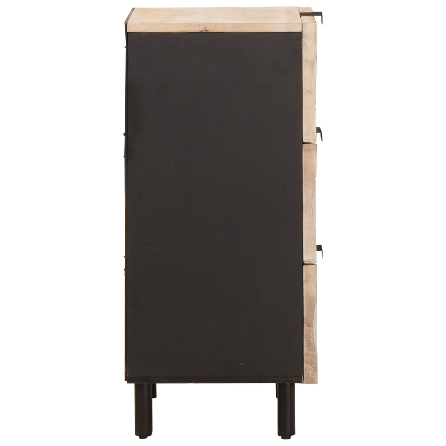 Serviesskap Hvit Vask Finish 40 x 33 x 75 cm Massiv mango tre