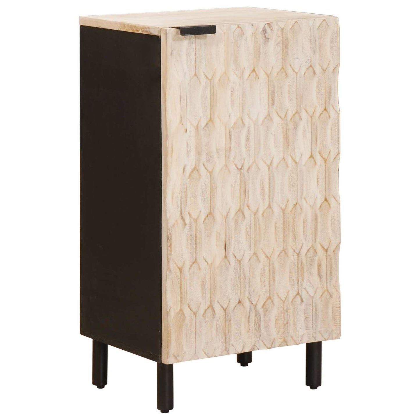 Serviesskap Hvit Vask Finish 40 x 33 x 75 cm Massiv mango tre