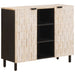 Serviesskap Hvit Vask Finish 90 x 33 x 75 cm Massiv mango tre