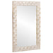 Baderomsspeil med speil Hvit Vask Finish 50 x 70 x 2,5 cm