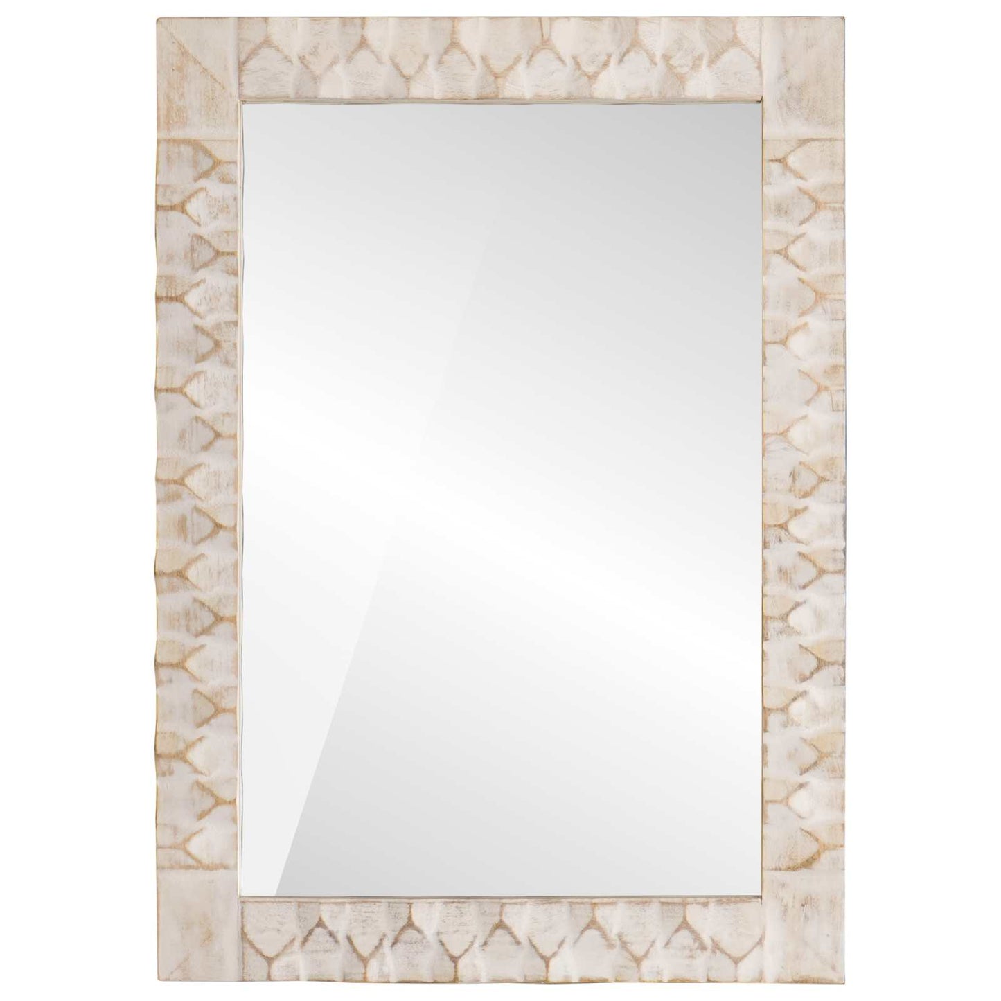 Baderomsspeil med speil Hvit Vask Finish 50 x 70 x 2,5 cm