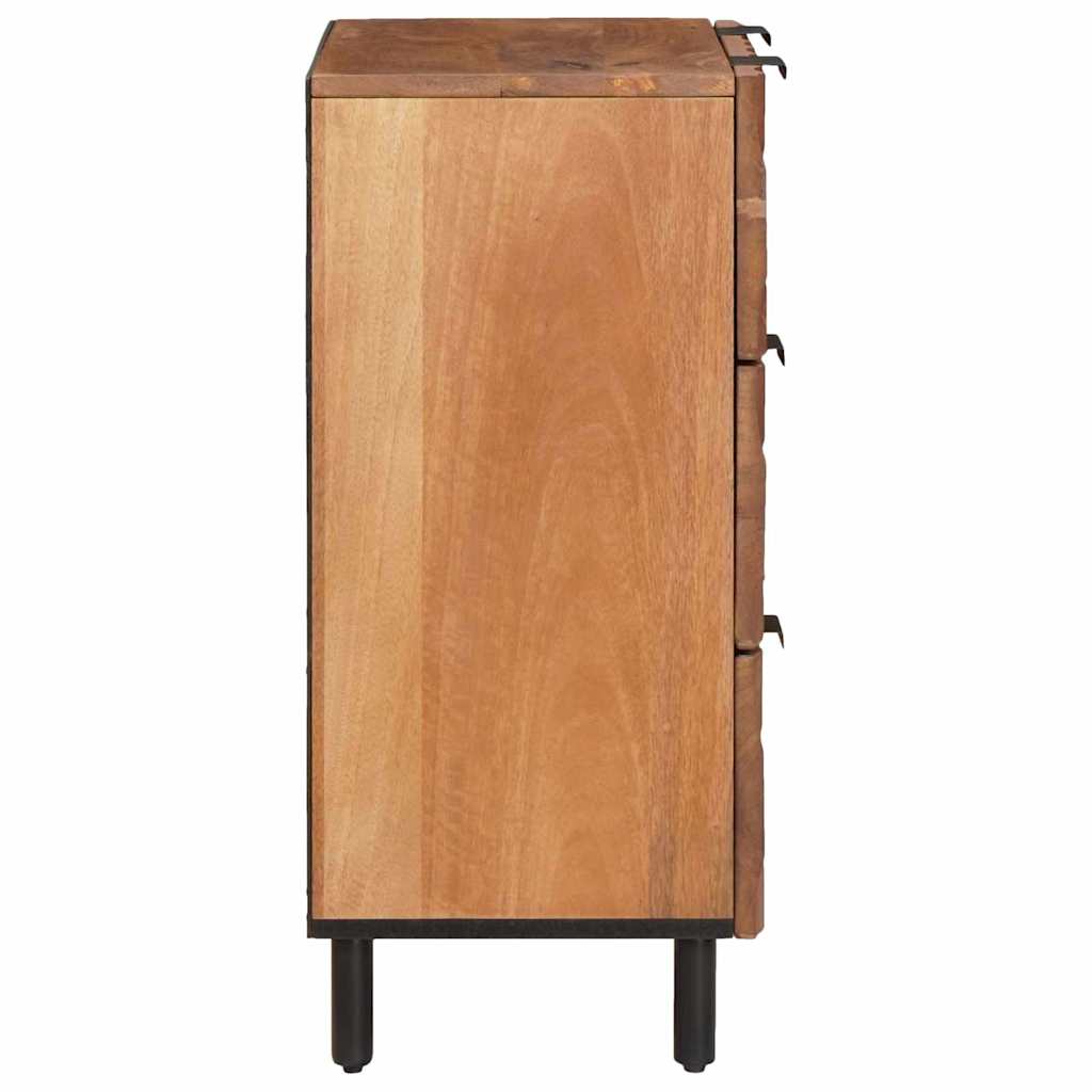 Serviesskap Acacia Brun Finish 60 x 33 x 75 cm Massiv mango tre