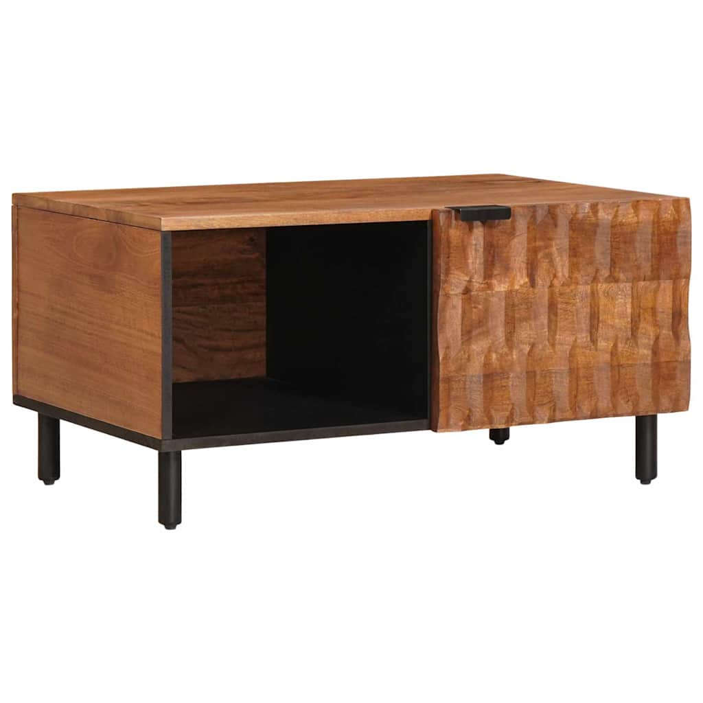 Kaffebord Brun 80 x 50 x 40 cm Massiv mango tre