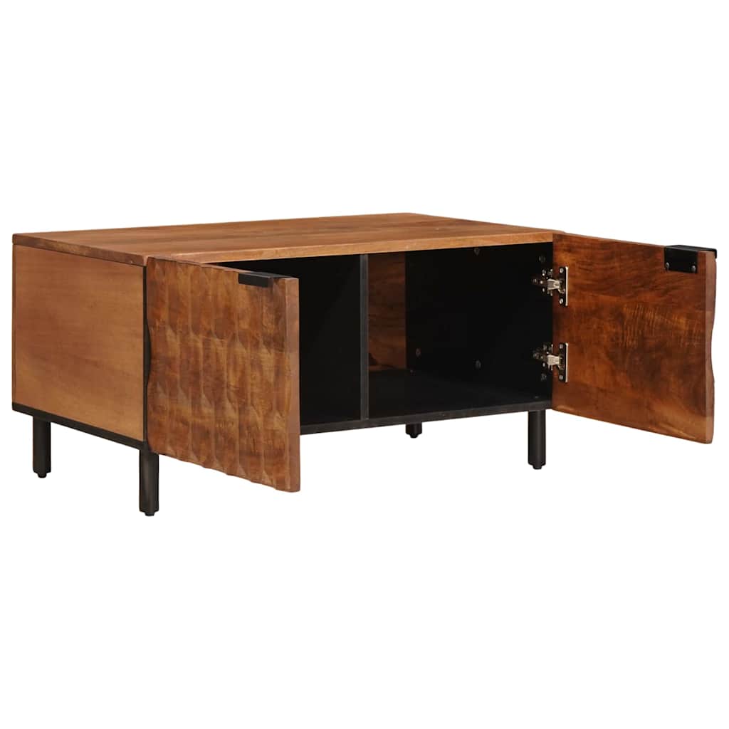 Kaffebord Brun 80 x 50 x 40 cm Massiv mango tre