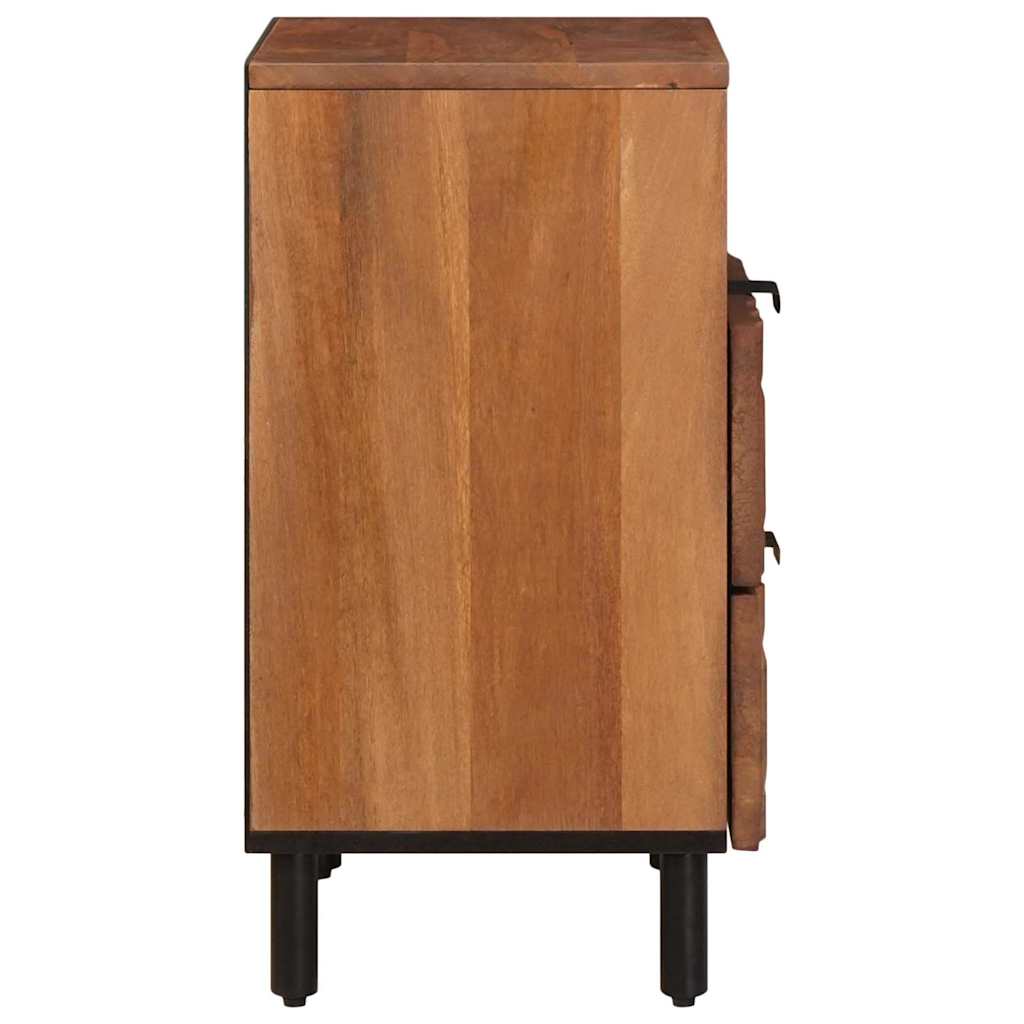 Nattbordskap med skuff Brun 50 x 33 x 62 cm Massiv mango tre