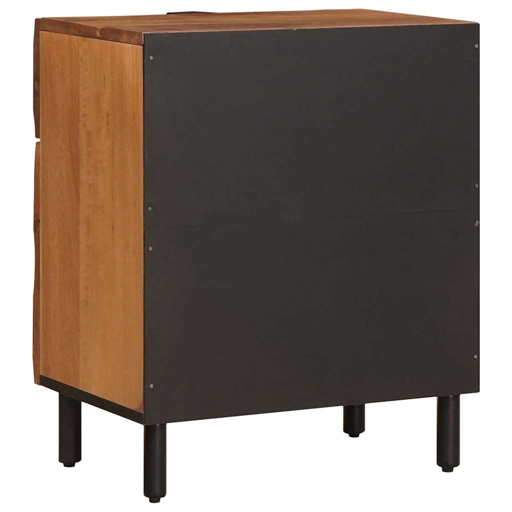 Nattbordskap med skuff Brun 50 x 33 x 60 cm Massiv mango tre