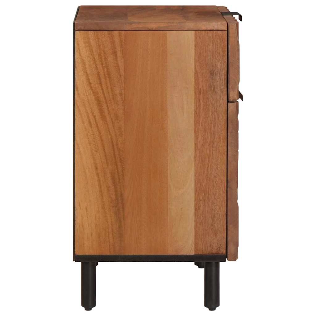 Nattbordskap med skuff Brun 50 x 33 x 60 cm Massiv mango tre