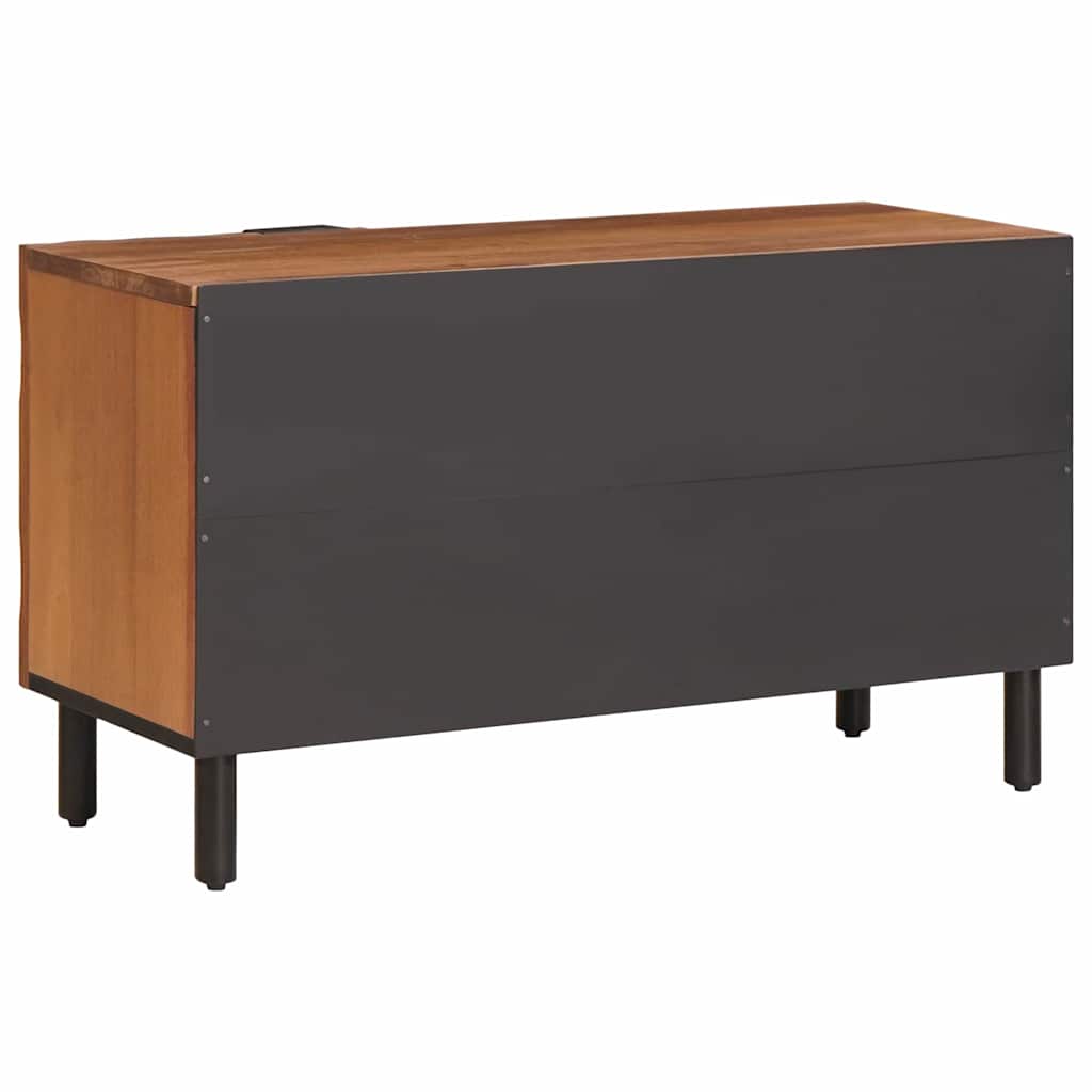 TV-skap Acacia Brun Finish 80 x 33 x 46 cm Massiv mango tre