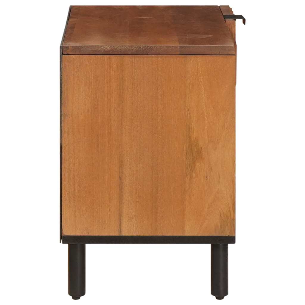 TV-skap Acacia Brun Finish 80 x 33 x 46 cm Massiv mango tre