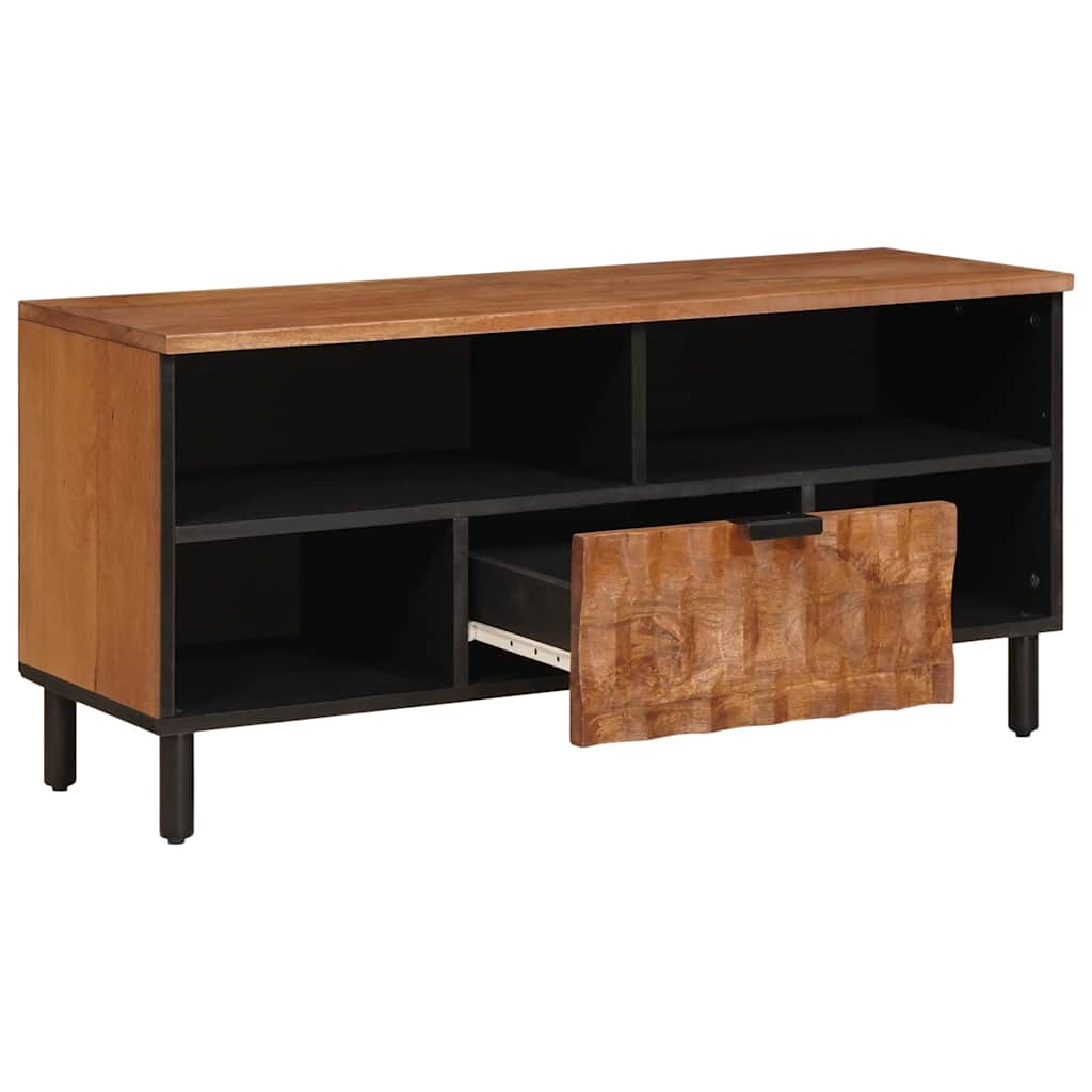 TV-skap Acacia Brun Finish 100 x 33 x 46 cm Massiv mango tre