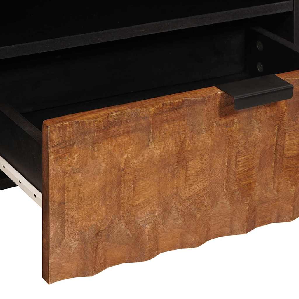 TV-skap Acacia Brun Finish 80 x 33 x 46 cm Massiv mango tre