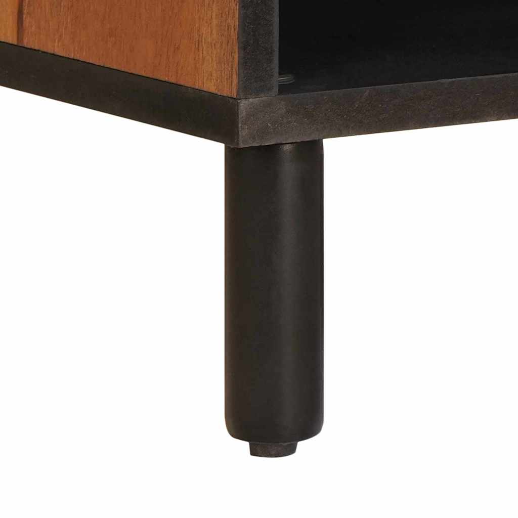 TV-skap Acacia Brun Finish 80 x 33 x 46 cm Massiv mango tre