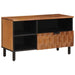 TV-skap Acacia Brun Finish 80 x 33 x 46 cm Massiv mango tre