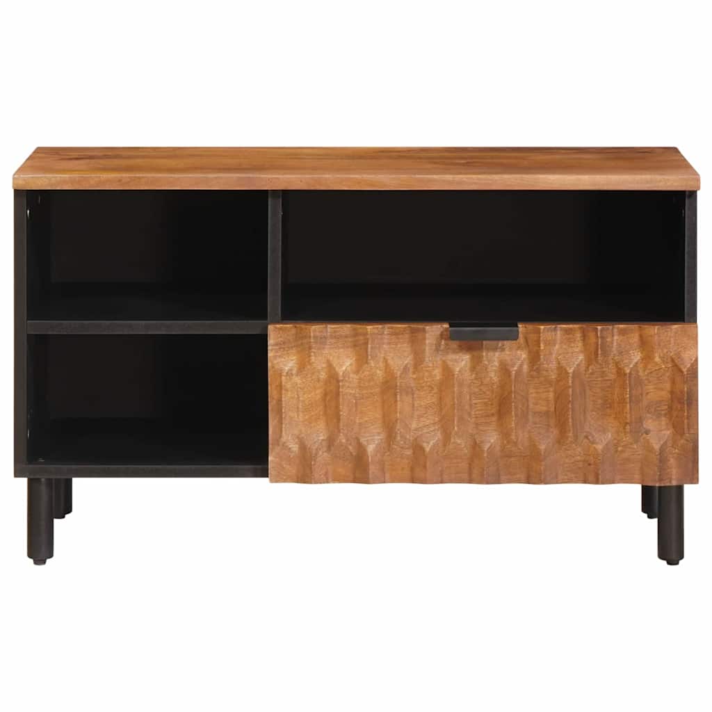 TV-skap Acacia Brun Finish 80 x 33 x 46 cm Massiv mango tre