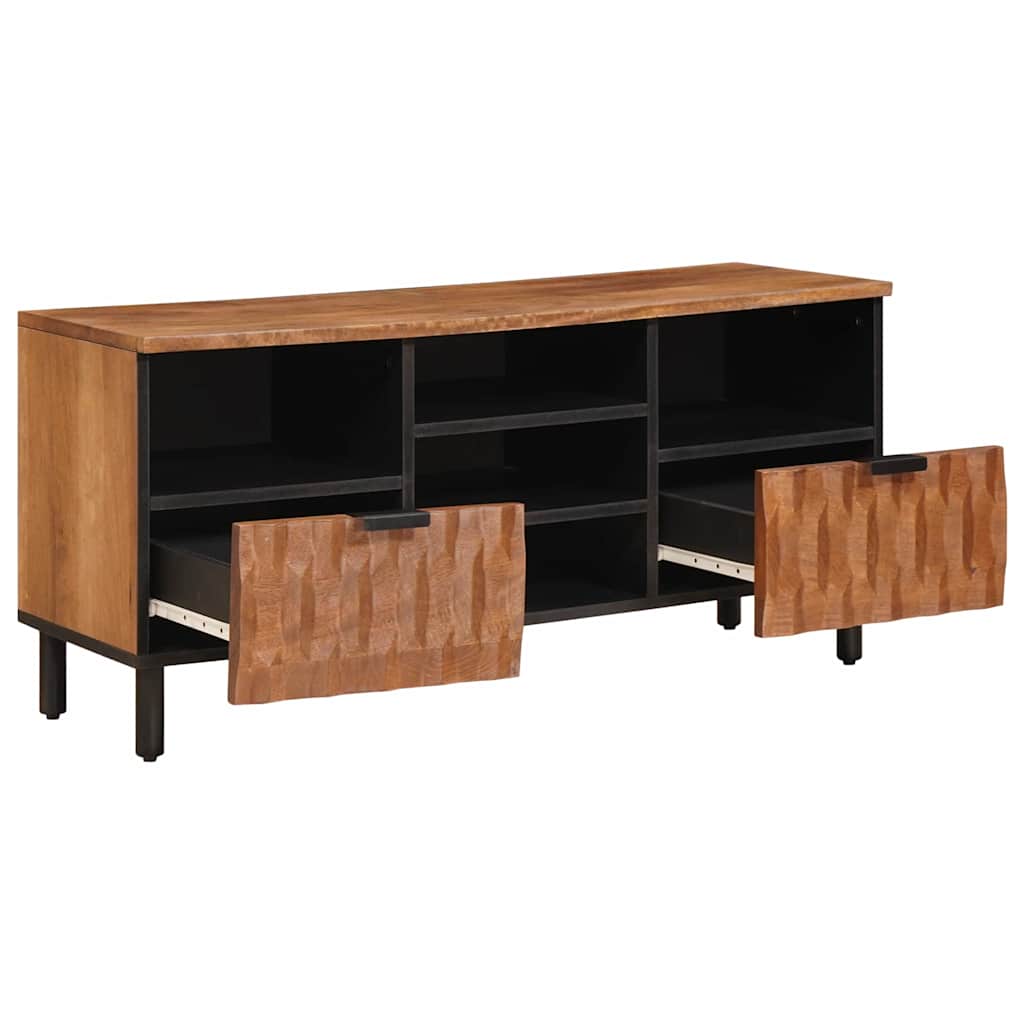 TV-skap Acacia Brun Finish 100 x 33 x 46 cm Massiv mango tre