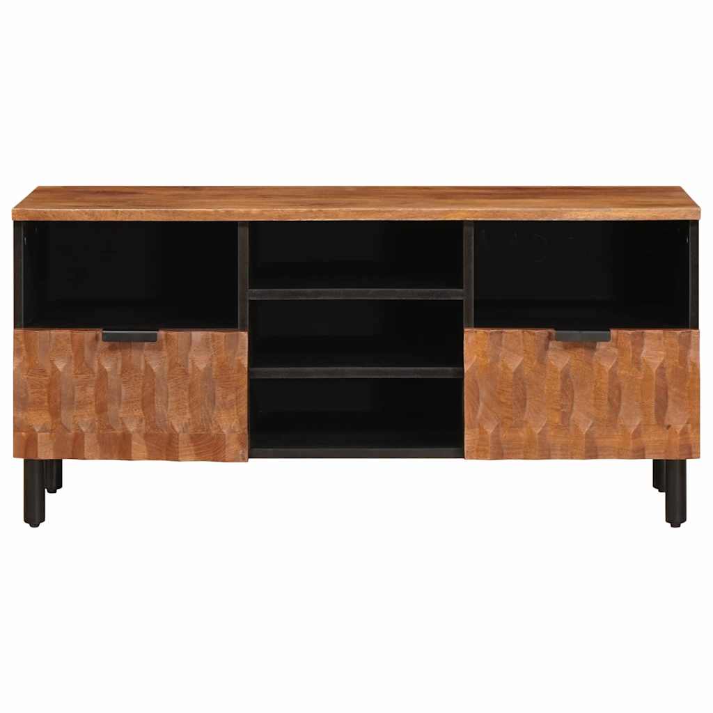 TV-skap Acacia Brun Finish 100 x 33 x 46 cm Massiv mango tre