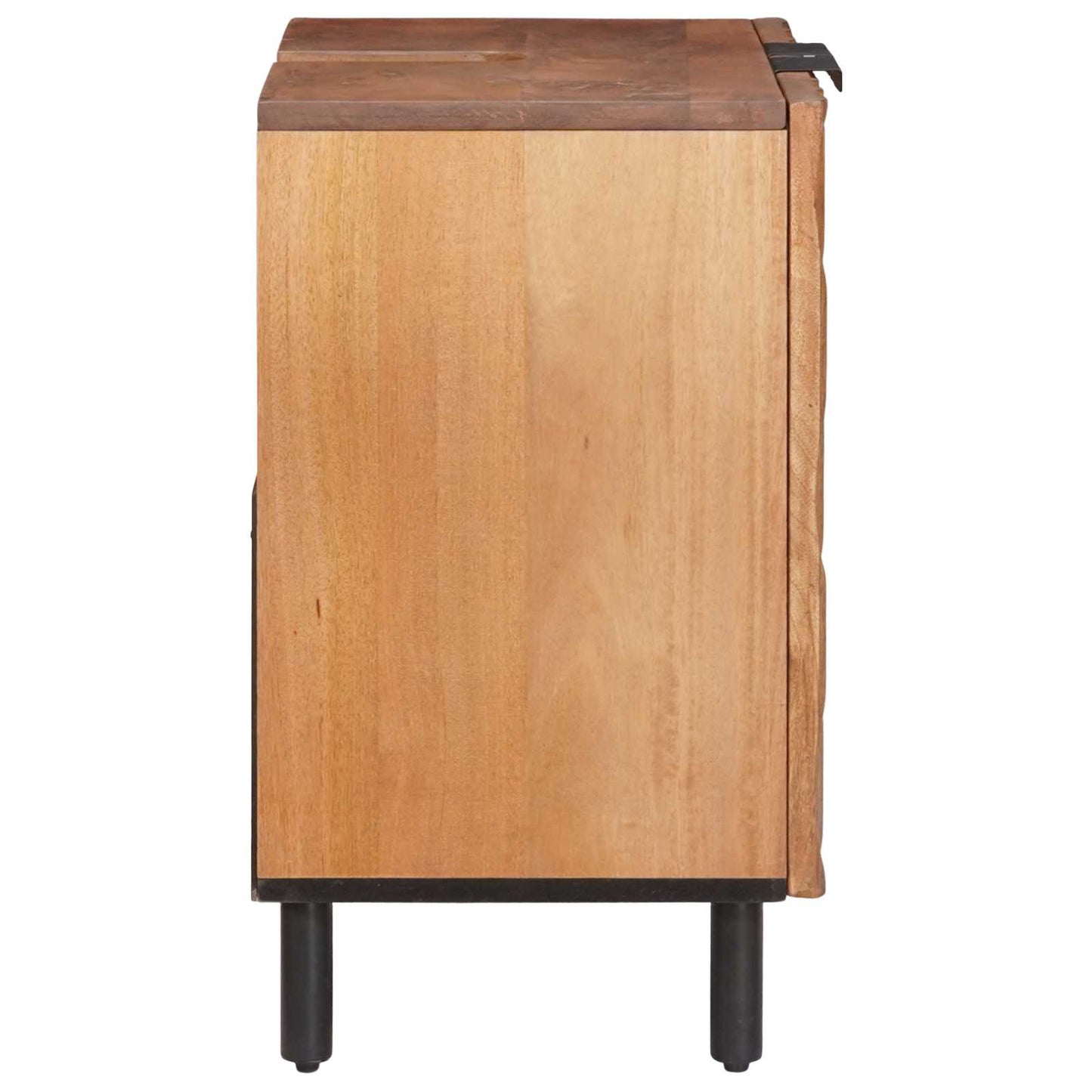 Baderomsvaskeskap med dør Brun 62 x 33 x 58 cm Massiv mango tre
