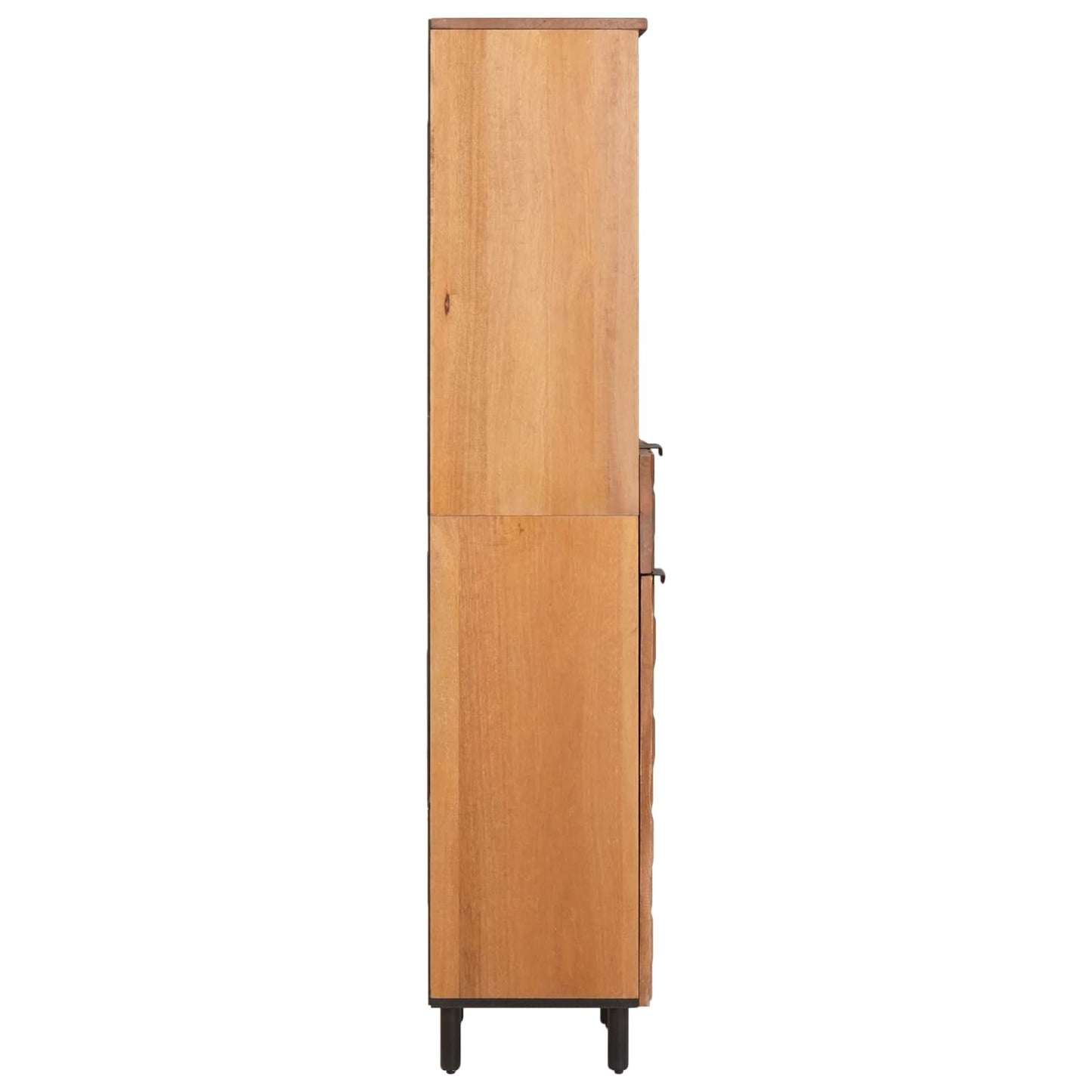 Baderomsskap med hylle Brun 38 x 33 x 160 cm Massiv mango tre