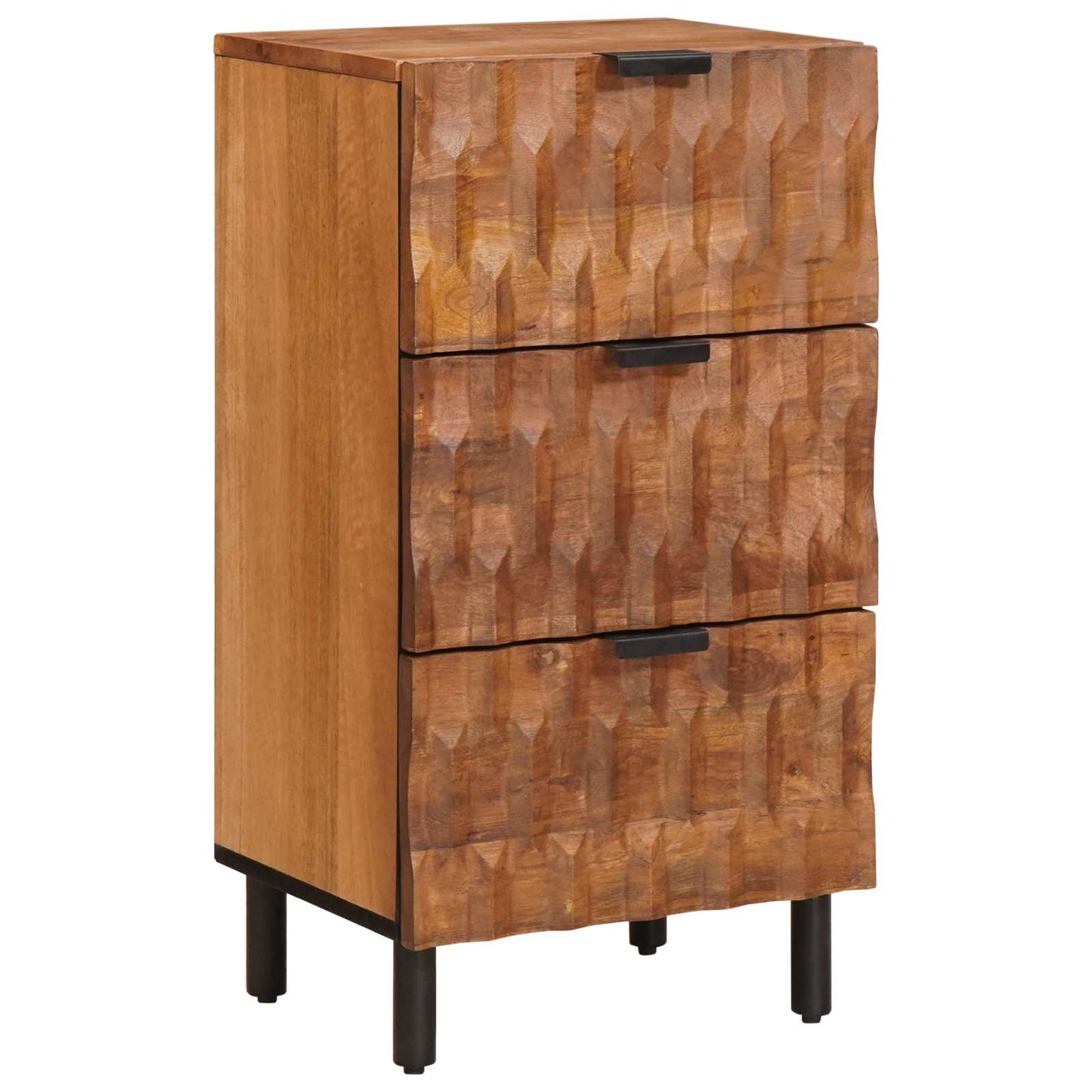 Serviesskap Acacia Brun Finish 40 x 33 x 75 cm Massiv mango tre