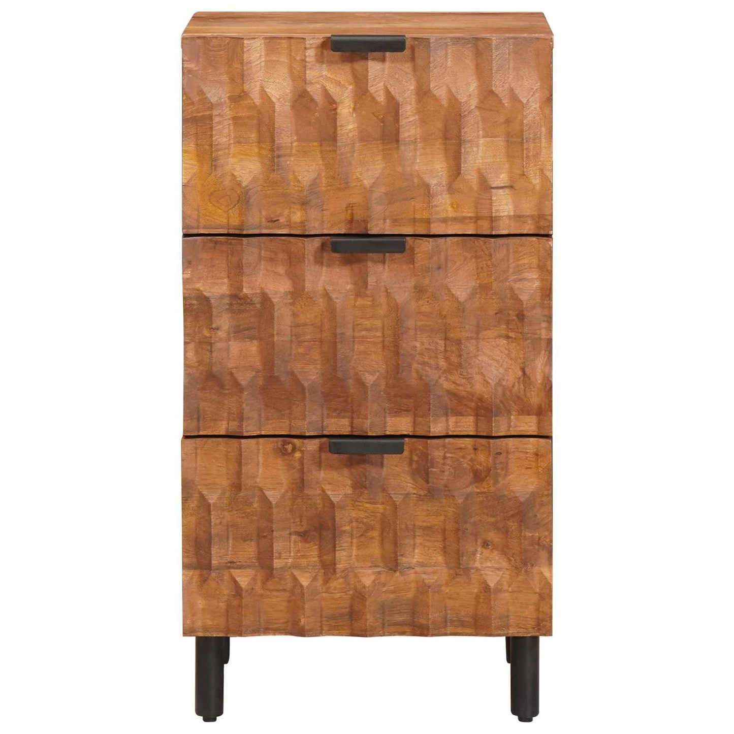 Serviesskap Acacia Brun Finish 40 x 33 x 75 cm Massiv mango tre