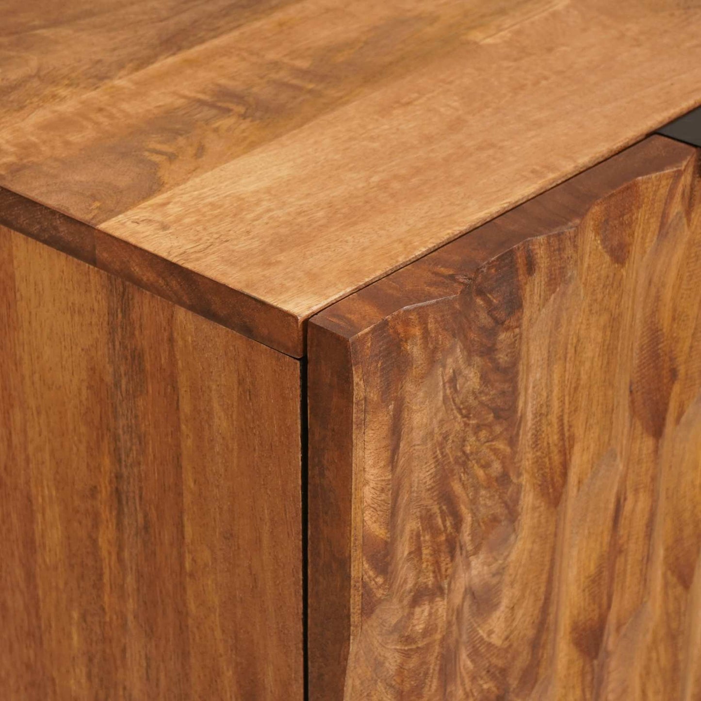 Serviesskap Acacia Brun Finish 60 x 33 x 75 cm Massiv mango tre