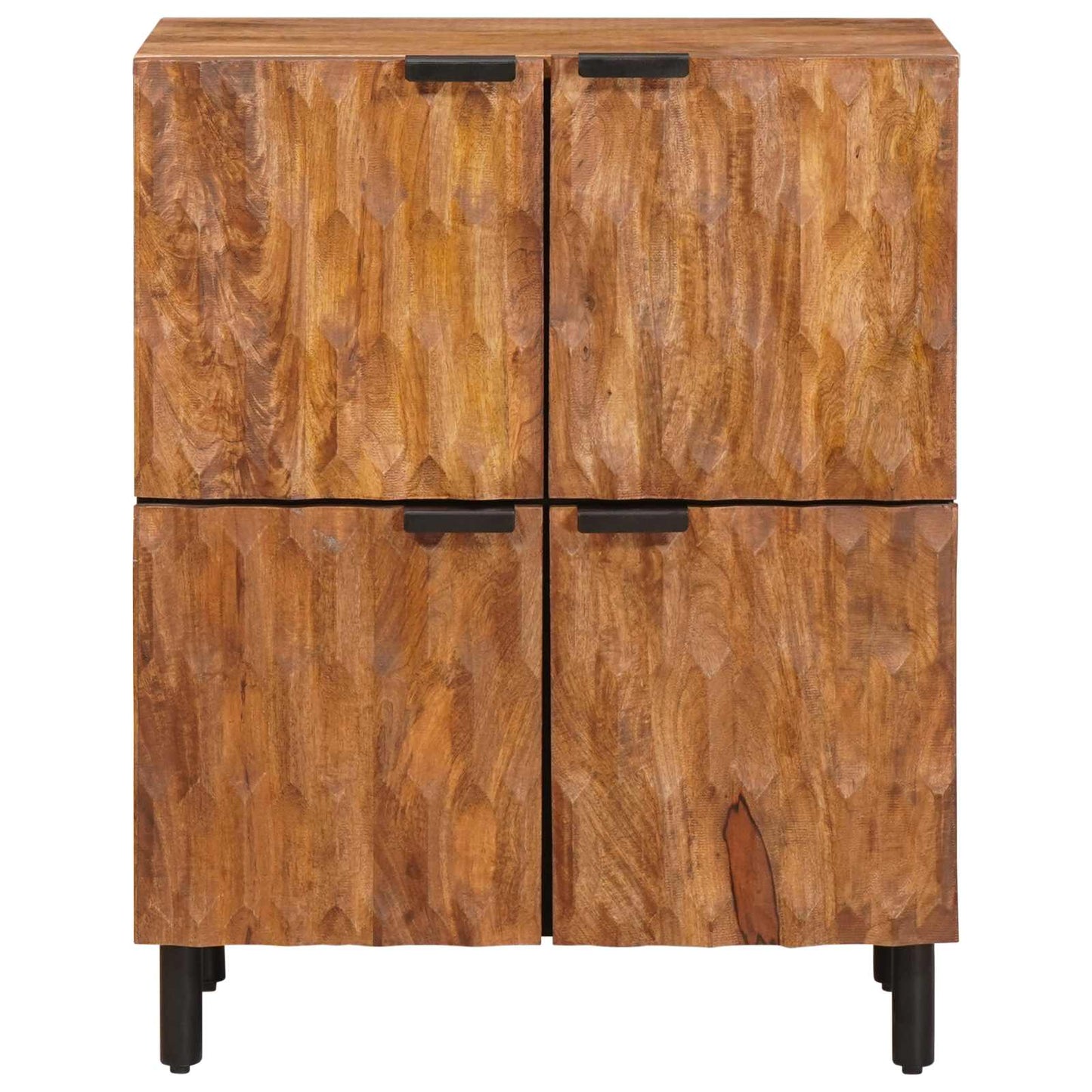 Serviesskap Acacia Brun Finish 60 x 33 x 75 cm Massiv mango tre
