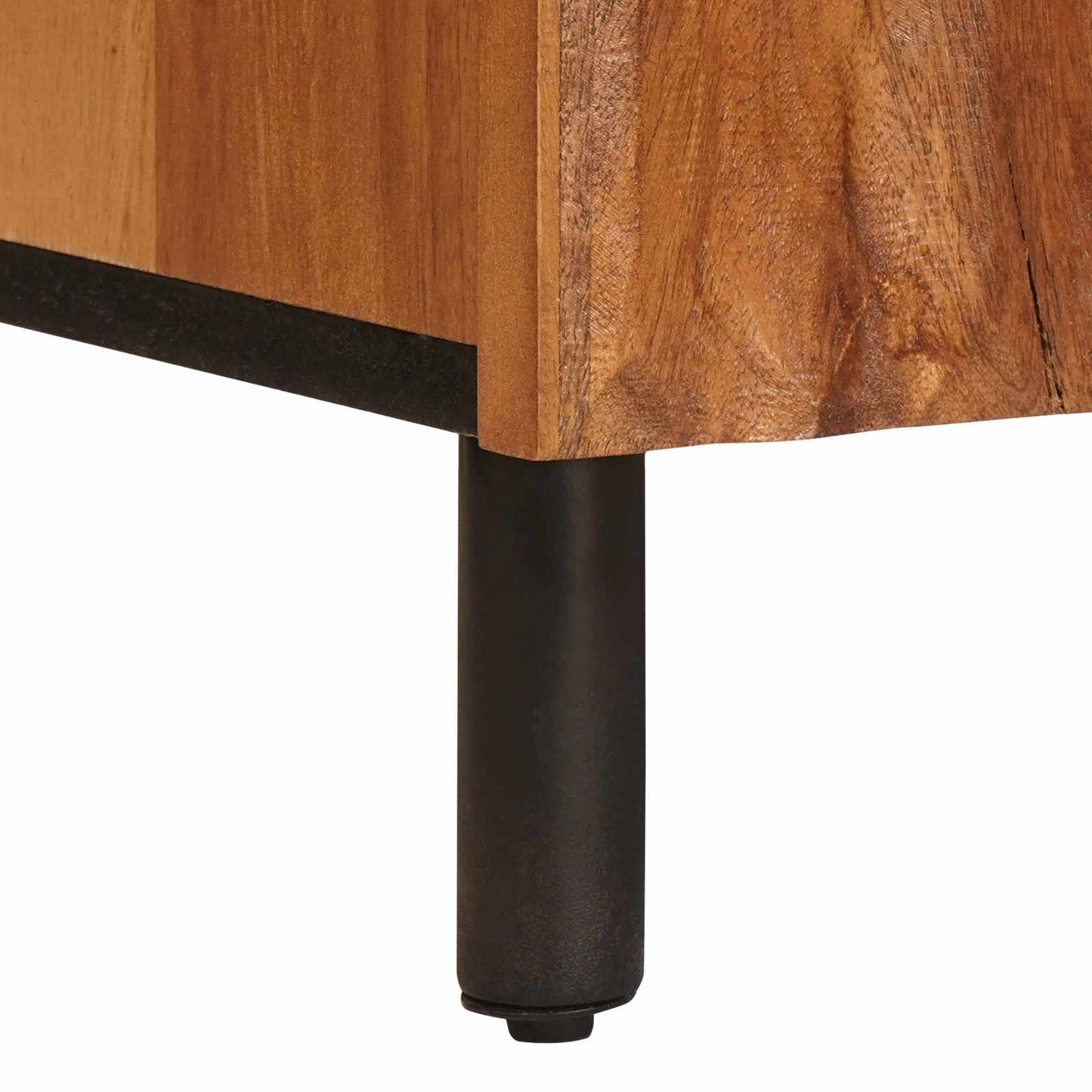 Serviesskap Acacia Brun Finish 90 x 33 x 75 cm Massiv mango tre