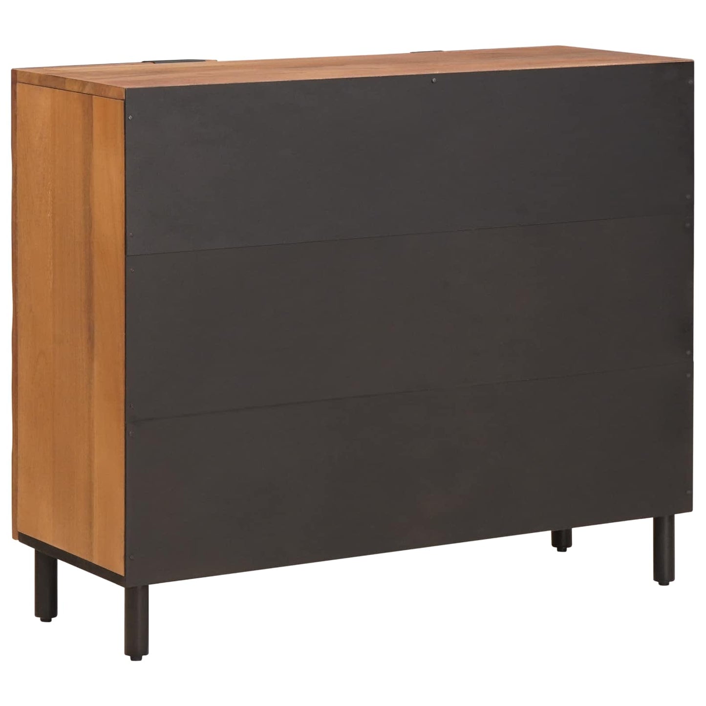Serviesskap Acacia Brun Finish 90 x 33 x 75 cm Massiv mango tre