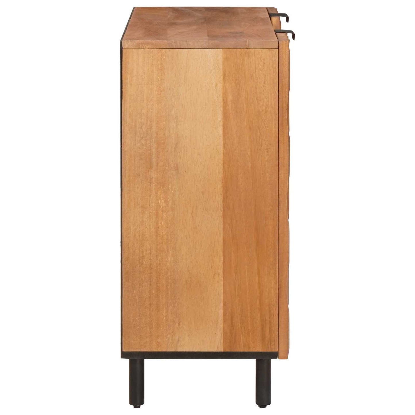 Serviesskap Acacia Brun Finish 90 x 33 x 75 cm Massiv mango tre