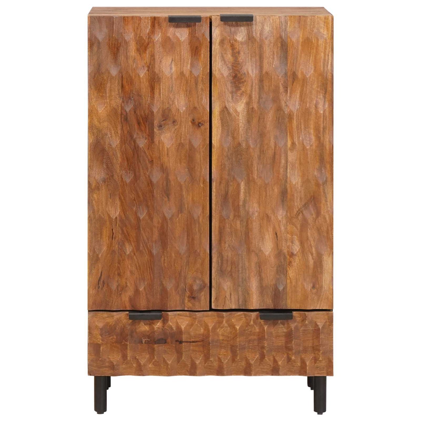 Høyskap Acacia Brun Finish 60 x 33 x 100 cm Massiv mango tre