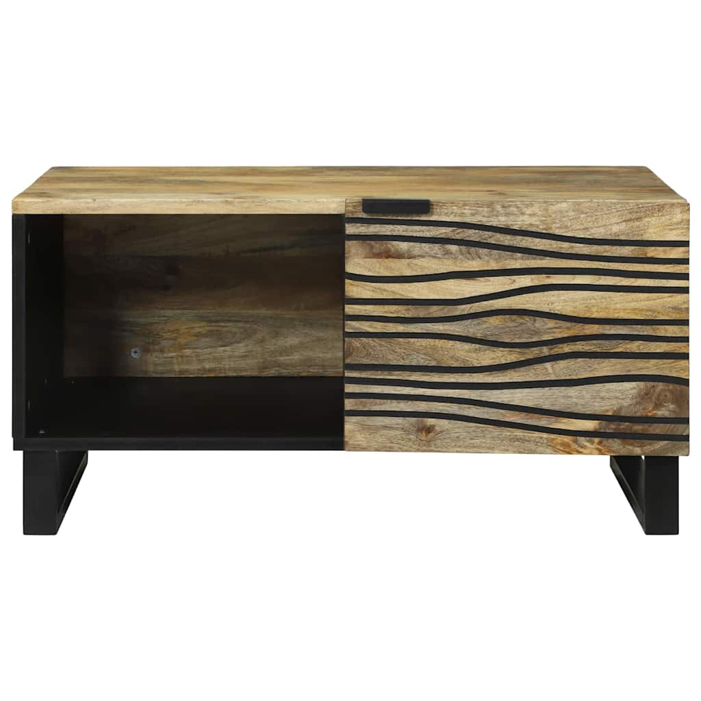 Kaffebord Naturlig 80 x 50 x 40 cm Konstruert tre