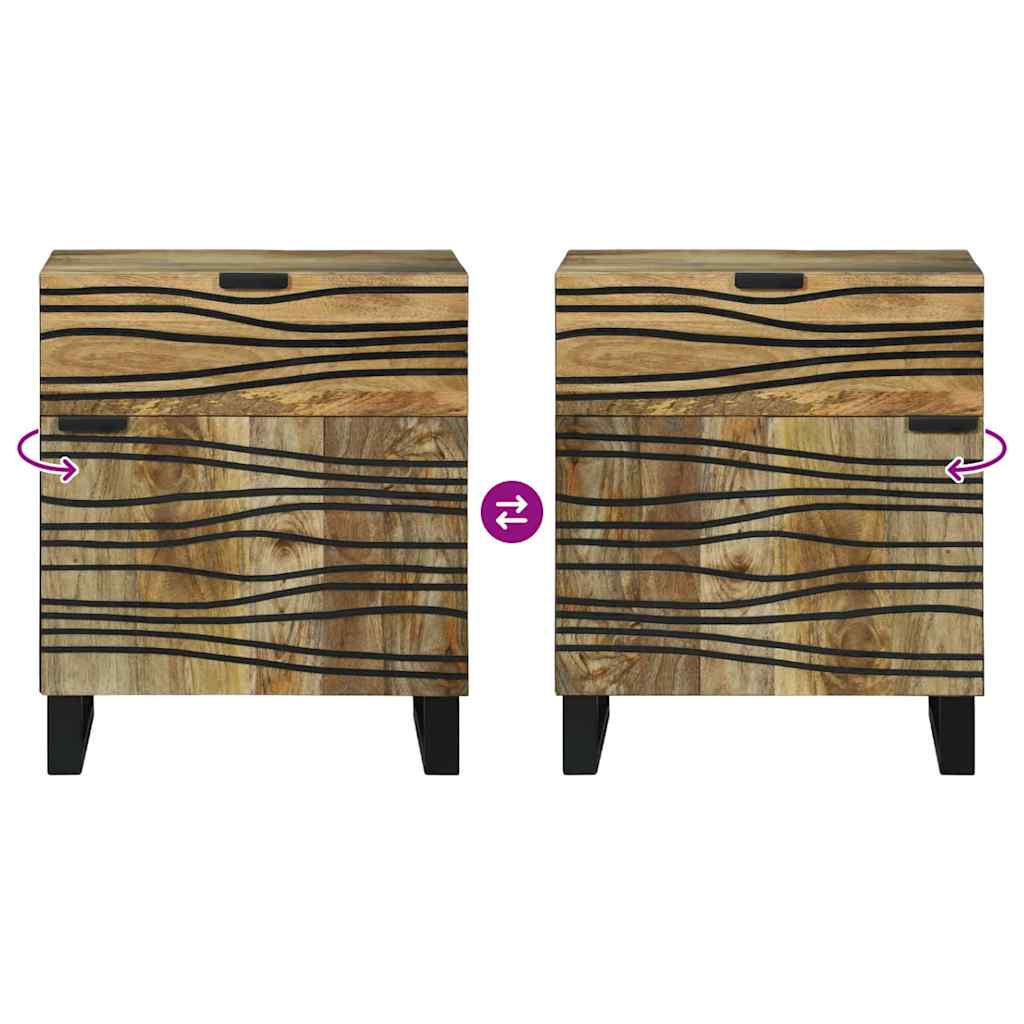 Nattbordskap Naturlig 50 x 33 x 60 cm Konstruert tre