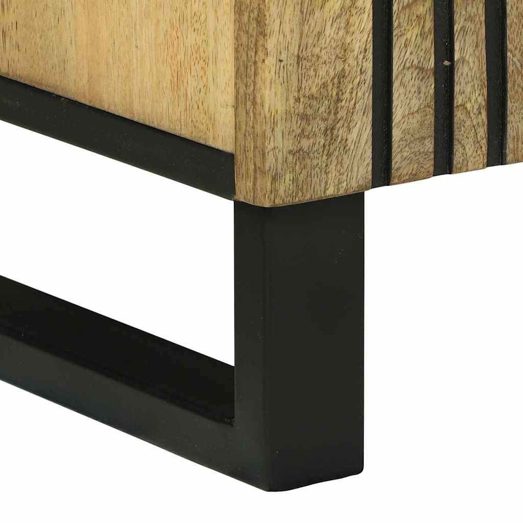 Skap med skuff Brun 60 x 33 x 75 cm heltre mango