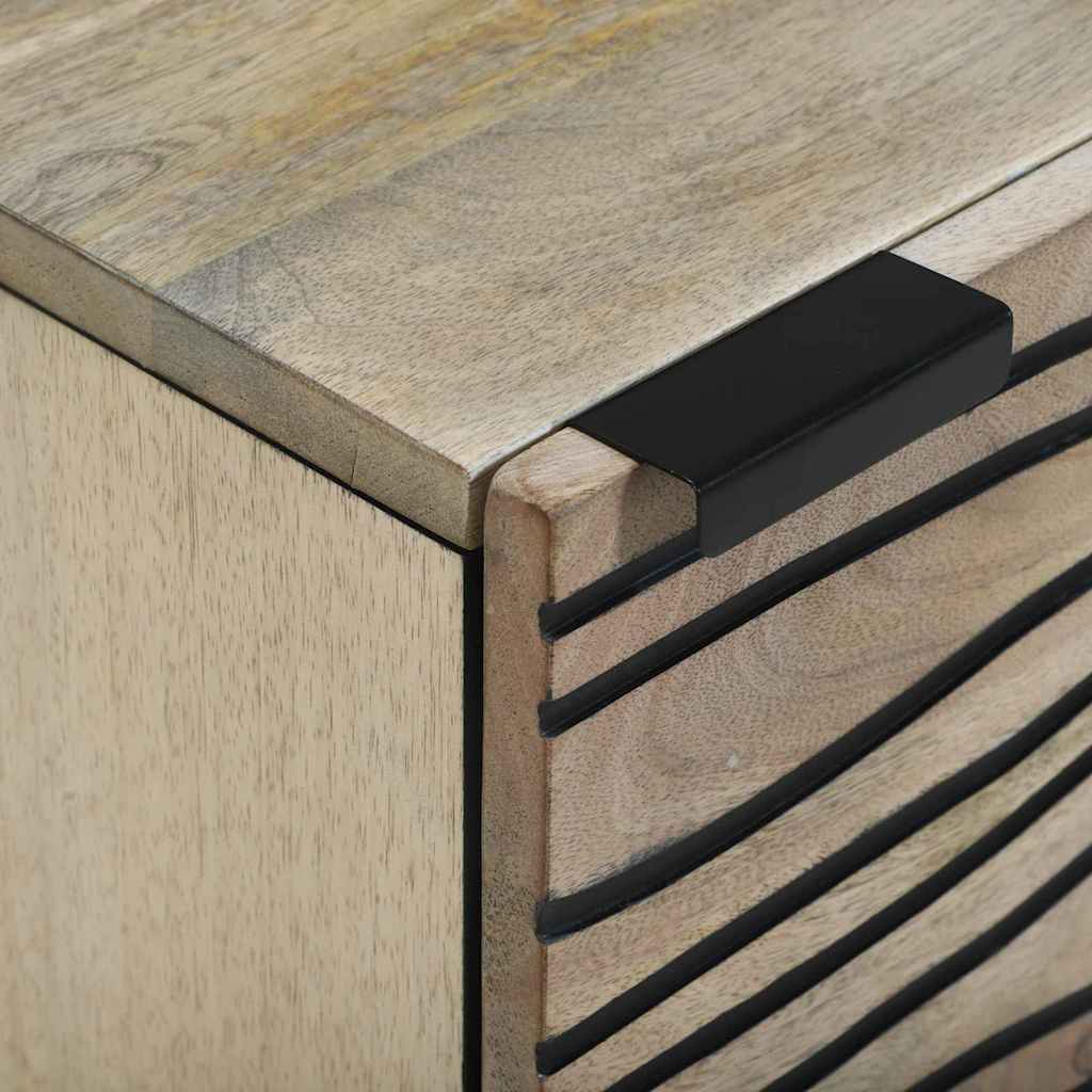 Nattbord Naturlig 40 x 33 x 46 cm heltre mango