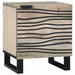 Nattbordskap Hvit 40 x 33 x 46 cm Konstruert tre