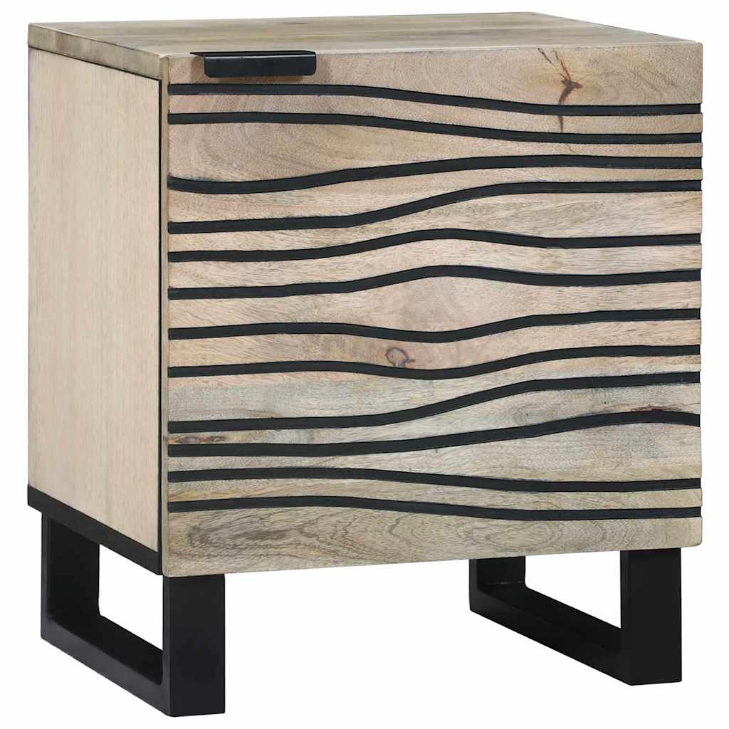 Nattbordskap Hvit 40 x 33 x 46 cm Konstruert tre