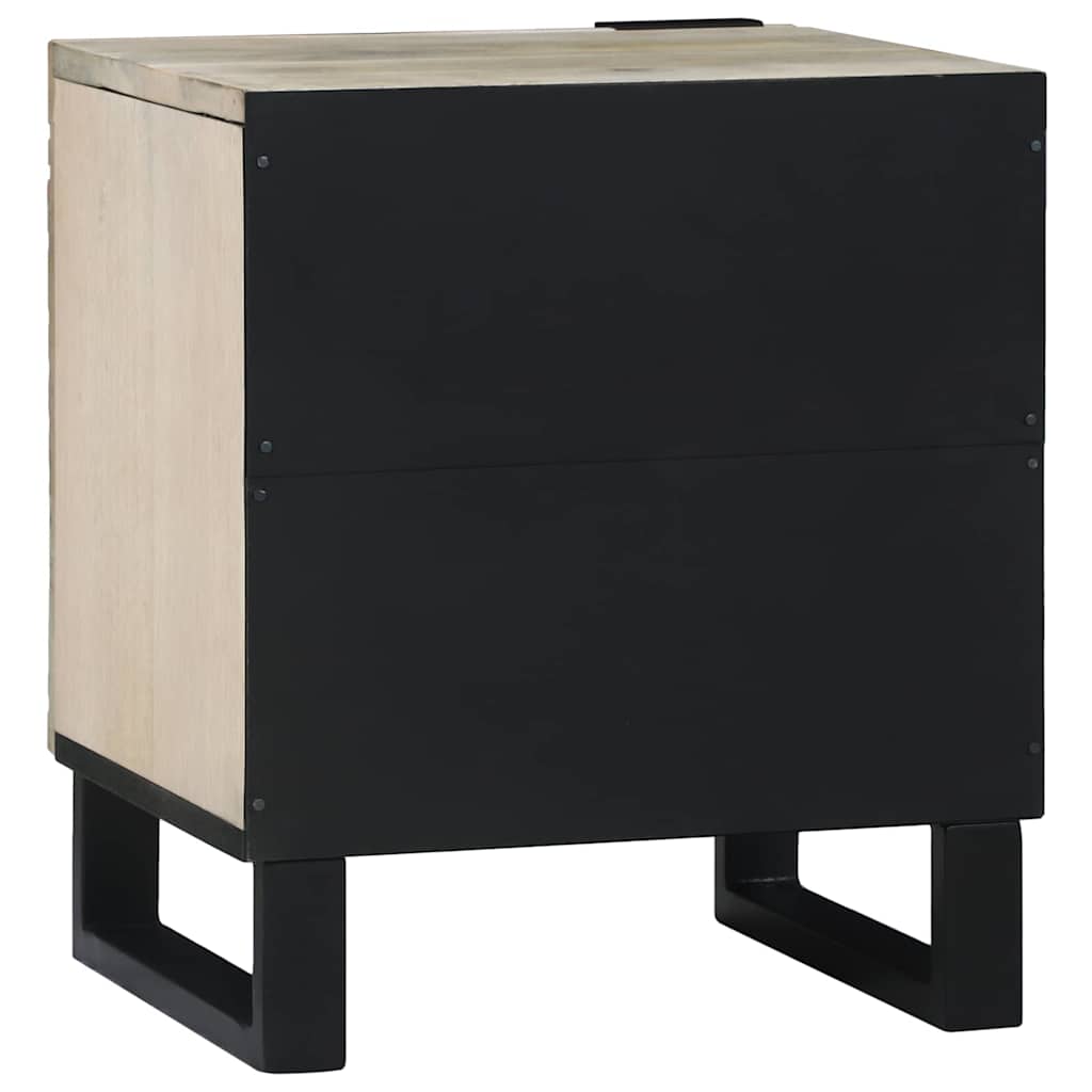 Nattbordskap Hvit 40 x 33 x 46 cm Konstruert tre