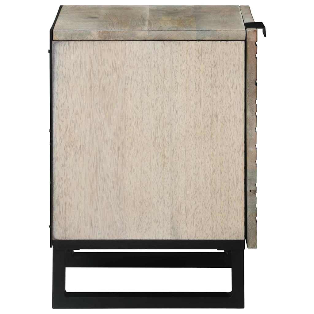 Nattbordskap Hvit 40 x 33 x 46 cm Konstruert tre