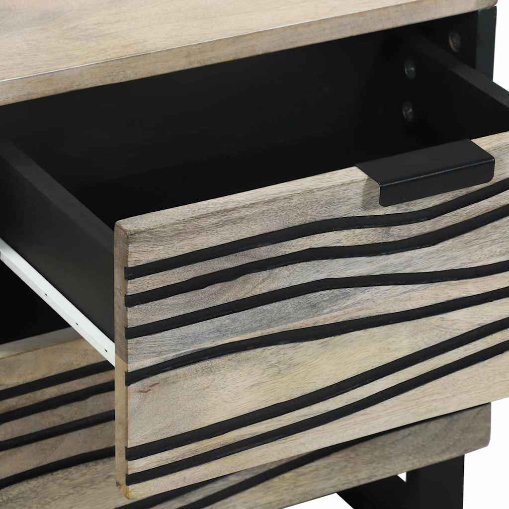 Nattbordskap Hvit 40 x 33 x 46 cm Konstruert tre