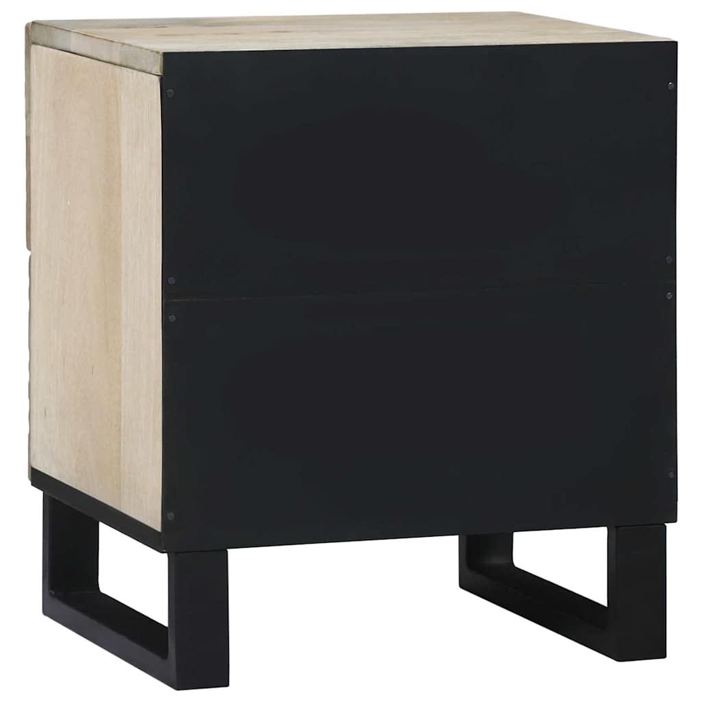Nattbordskap Hvit 40 x 33 x 46 cm Konstruert tre