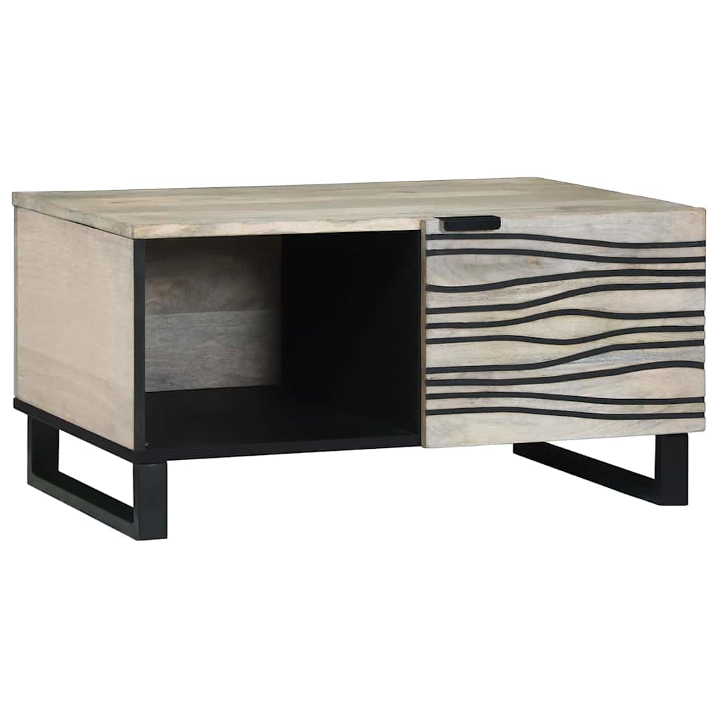 Kaffebord Hvit 80 x 50 x 40 cm Konstruert tre
