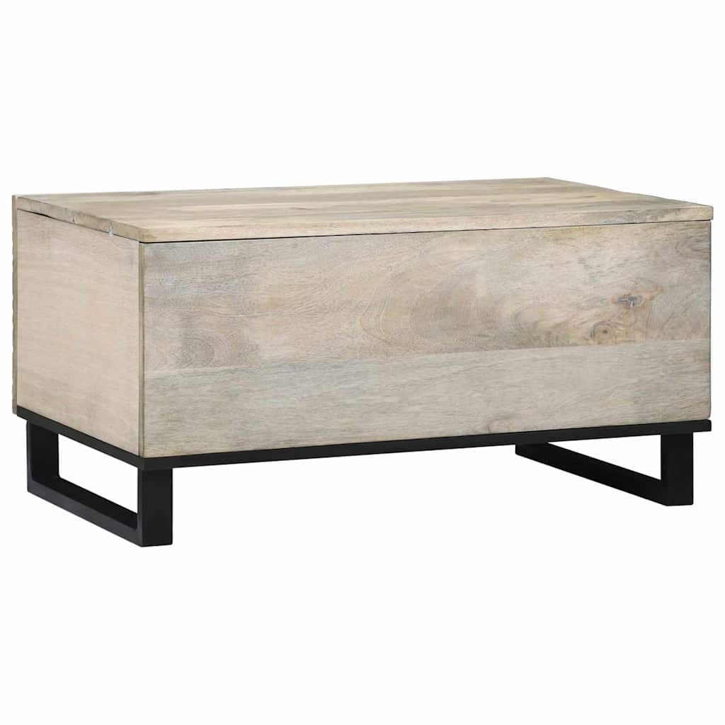 Kaffebord Hvit 80 x 50 x 40 cm Konstruert tre