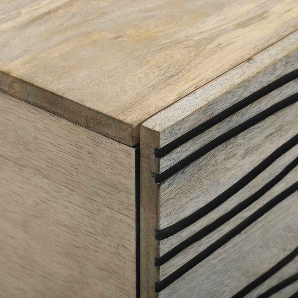 Kaffebord Hvit 80 x 50 x 40 cm Konstruert tre